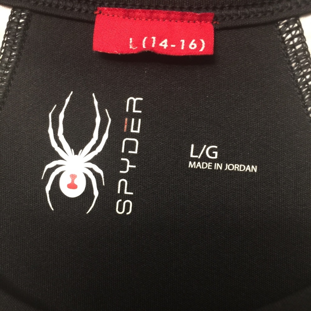 Spyder Brand-Compressed L/S Shirt-Large Kids-14/16 - Picture 3 of 4